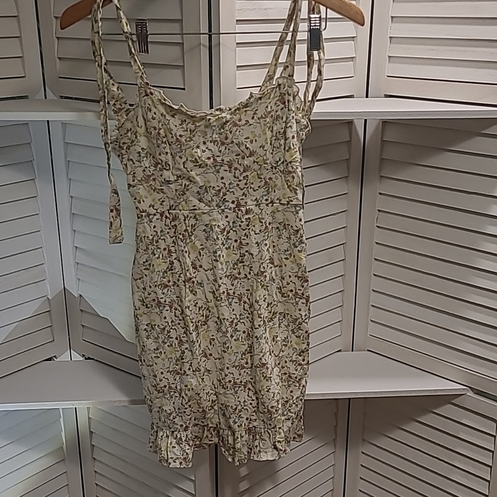 Floral Spaghetti Strap Dress
